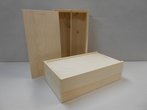 Dėžutės medinė vyno buteliams-2 butel. | Išmatavimai 20x36x10